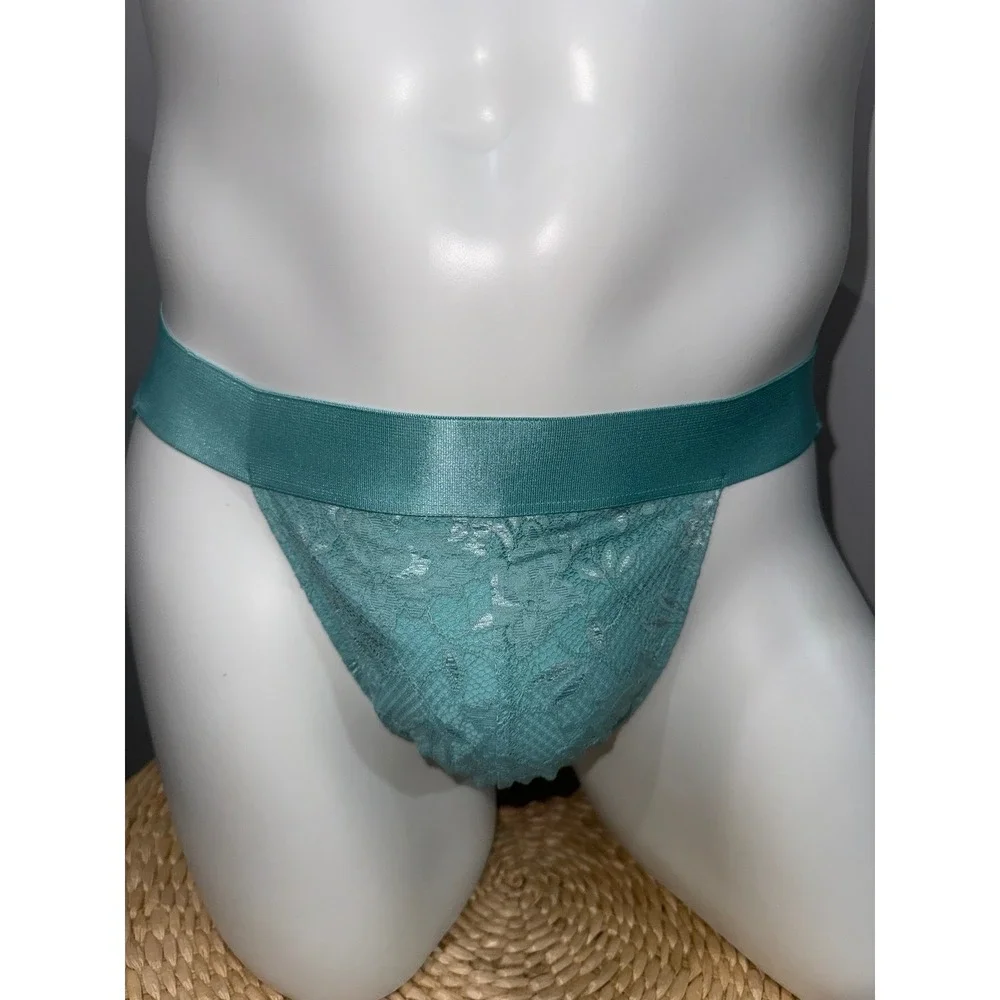 Cosabella Blu Capri Never Say Never Sports Brief Lace Underwear Size M